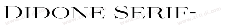 Didone Serif字体转换 Didone Serif字体转换